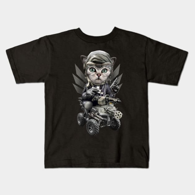 CATLORD Kids T-Shirt by ADAMLAWLESS